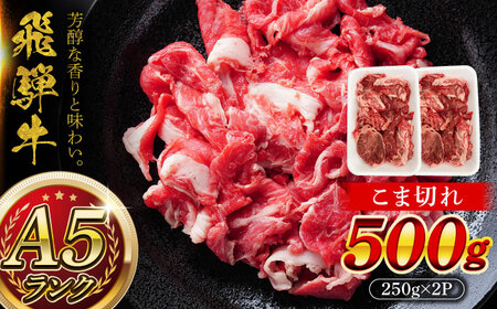 A5等級 飛騨牛 こま切れ 500g (250g×2P) 瑞浪市 / マルチョウ渡辺精肉店 牛肉 和牛 国産 ギフト お取り寄せ [AZCW003]