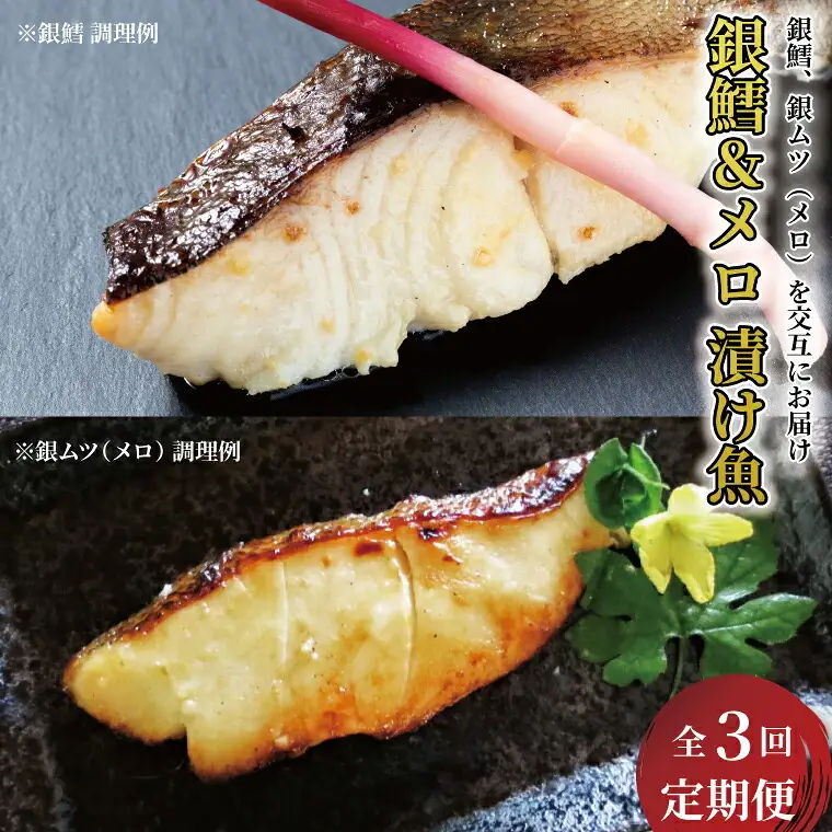 【定期便】「銀の定期便」銀鱈＆メロ　3か月