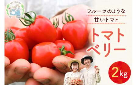 【先行予約：2026年7月下旬頃より発送】NicoFarm トマトベリー（ミニトマト）2Kg_Y124-0012