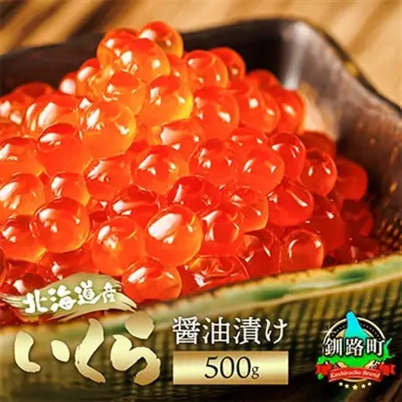 いくら醤油漬け 500g ×1個 ＜北海道産の鮭卵＞【配送不可地域：離島】【1081128】