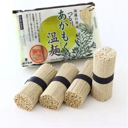 日本一短いそうめん　海藻あかもくうーめん 20袋入(80食分)【1613507】