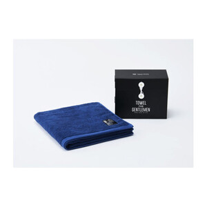 国産タオル 高品質ギフト INNER PEACE リネン ネイビー 2枚セット