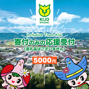 【宮崎県木城町】寄付のみの応援受付(返礼品はございません) 5000円_ K00_0006