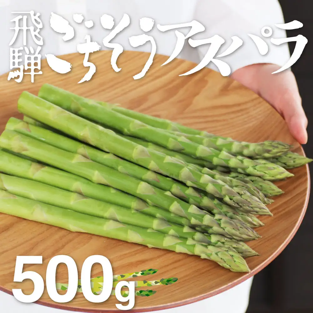 【2026年先行予約】飛騨のごちそうアスパラ L-2Lサイズ 500g アスパラガス syun77 