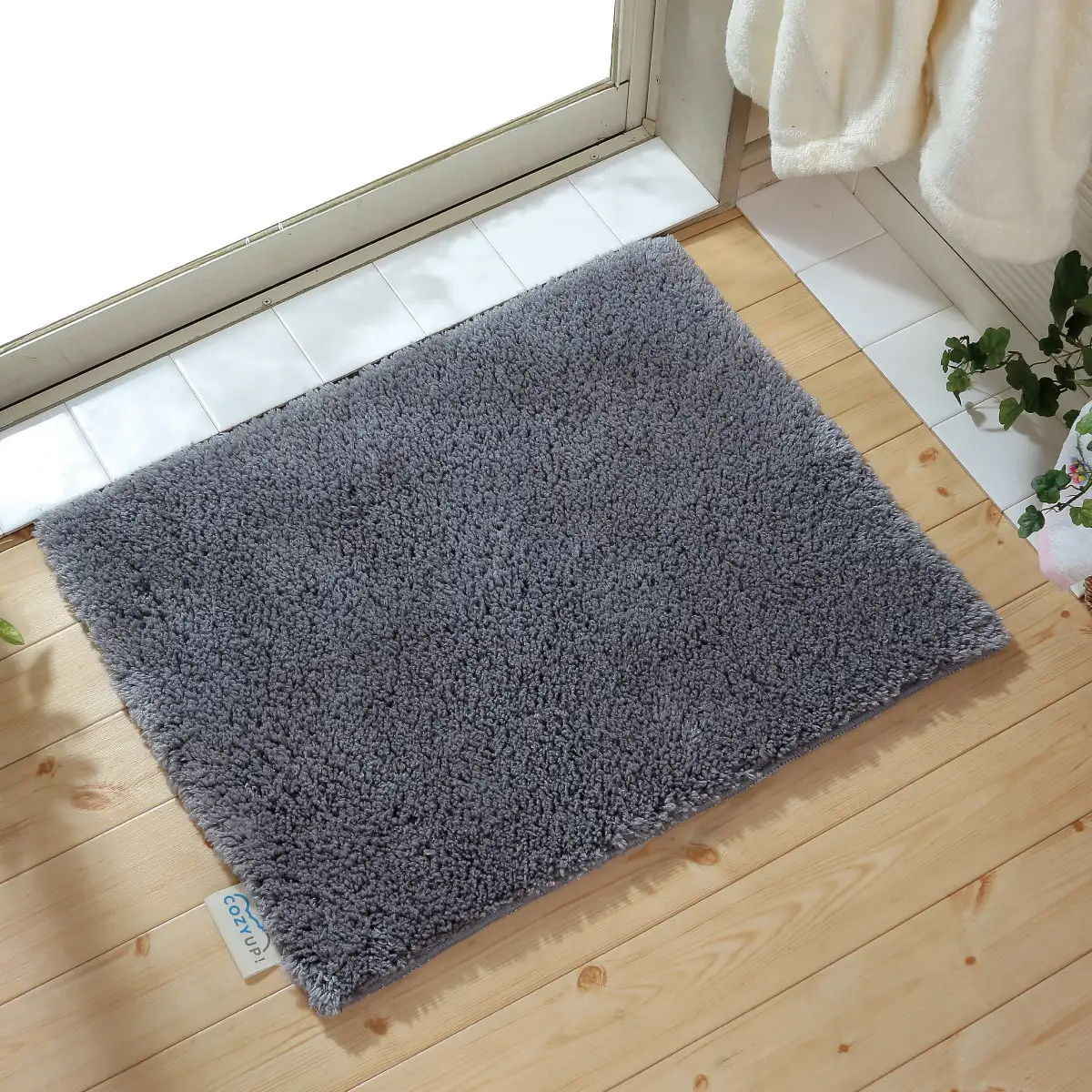 Cozy up! NEO バスマット 45×60cm グレー