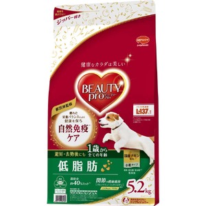 ビューティープロ ドッグ 低脂肪 1歳から 5.2kg ｘ1(ケース単位) ドッグフード