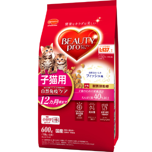ビューティープロ キャット 子猫用 12ヵ月頃まで 600g ｘ10(ケース単位) キャットフード