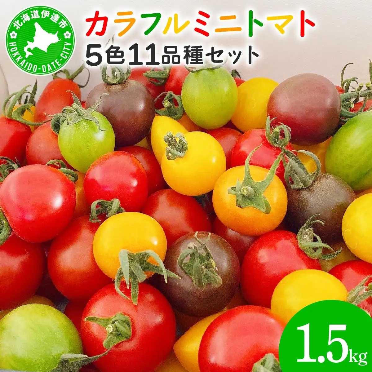 ＜先行予約＞カラフルミニトマトセット1.5kg【ffk-002】