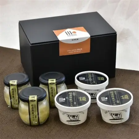 笠間の栗　頂　超濃厚栗プリン(85g)3個・超濃厚栗アイス3個セット【冷凍】【配送不可地域：離島・沖縄県】【1635709】