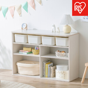 収納棚 ラウンドシェルフ RUSR-97W ホワイト