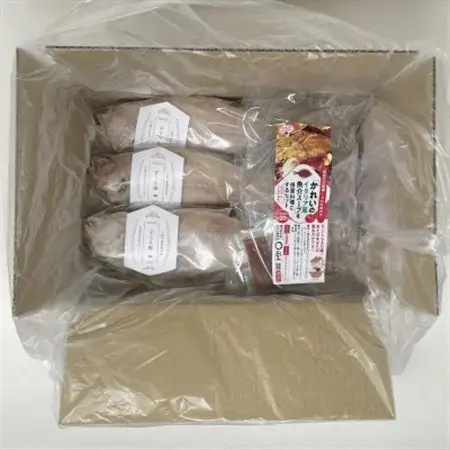 一夜干し「ゾウリカレイ 3尾」と「かれいのイタリア風魚介スープ」を得意料理にするセット　MM0263【配送不可地域：離島】【1613947】