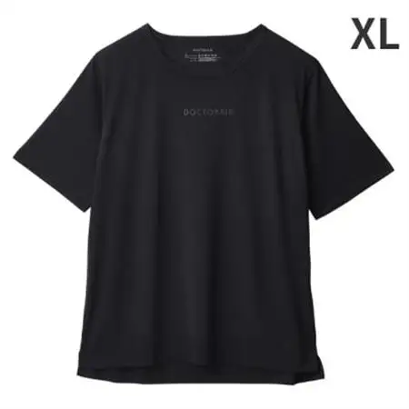 ドクターエア リカバリーTシャツ XL　ブラック　ふるさと納税　摂津市【1635850】