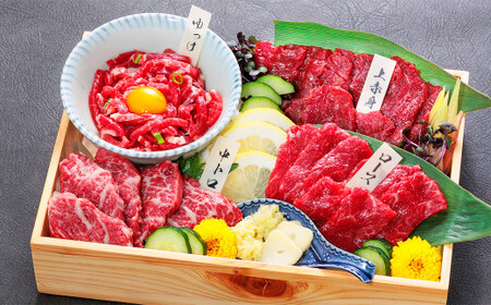 【3ヶ月定期便】国産 馬刺し 4種スペシャルセット 200g 赤身 霜降り 中トロ ロース ユッケ お取り寄せ 食べ比べ