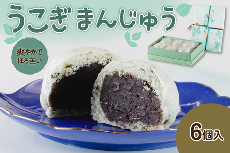 うこぎ まんじゅう 6個入 スイーツ お菓子 和菓子 おやつ 常温 山形県 米沢市
