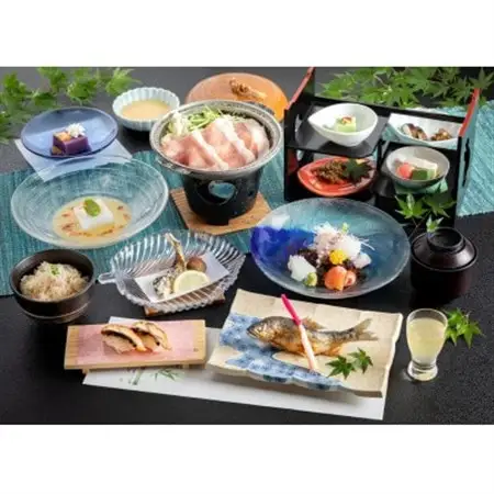 湯の風HAZU　「昼食+入浴　懐石ふるさとプラン　ペア券」【1498181】