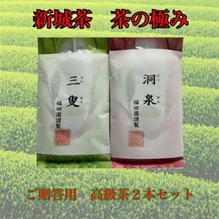 高級煎茶　茶の極み　(三叟100g、洞泉100g)【1501835】