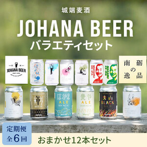 【定期便６回】城端麦酒　おまかせ１２本入り《南砺の逸品》