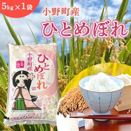 令和7年産福島県小野町産ひとめぼれ　5kg　精米【1630012】