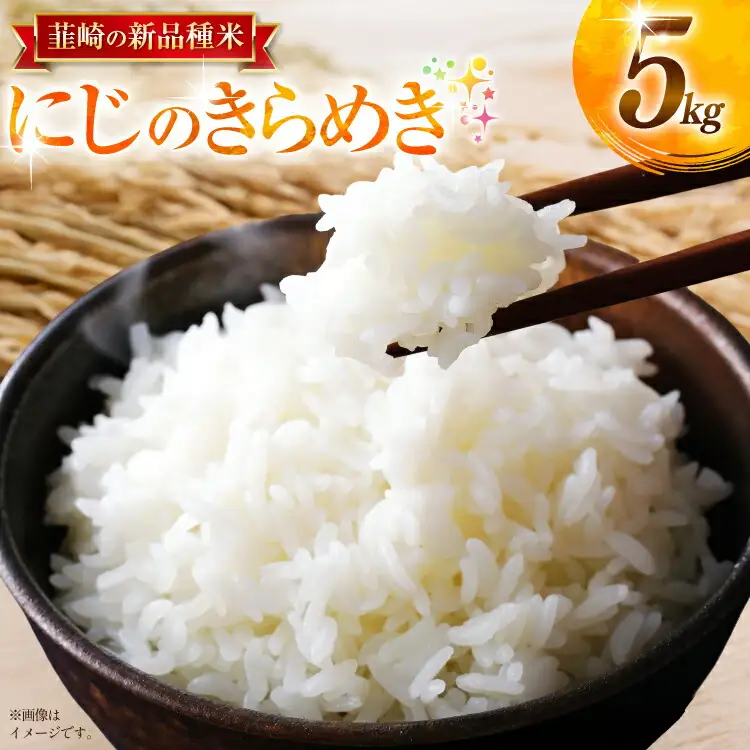 米 令和8年 新米 先行予約 にじのきらめき 5kg [駒井農園 山梨県 韮崎市 20745371]