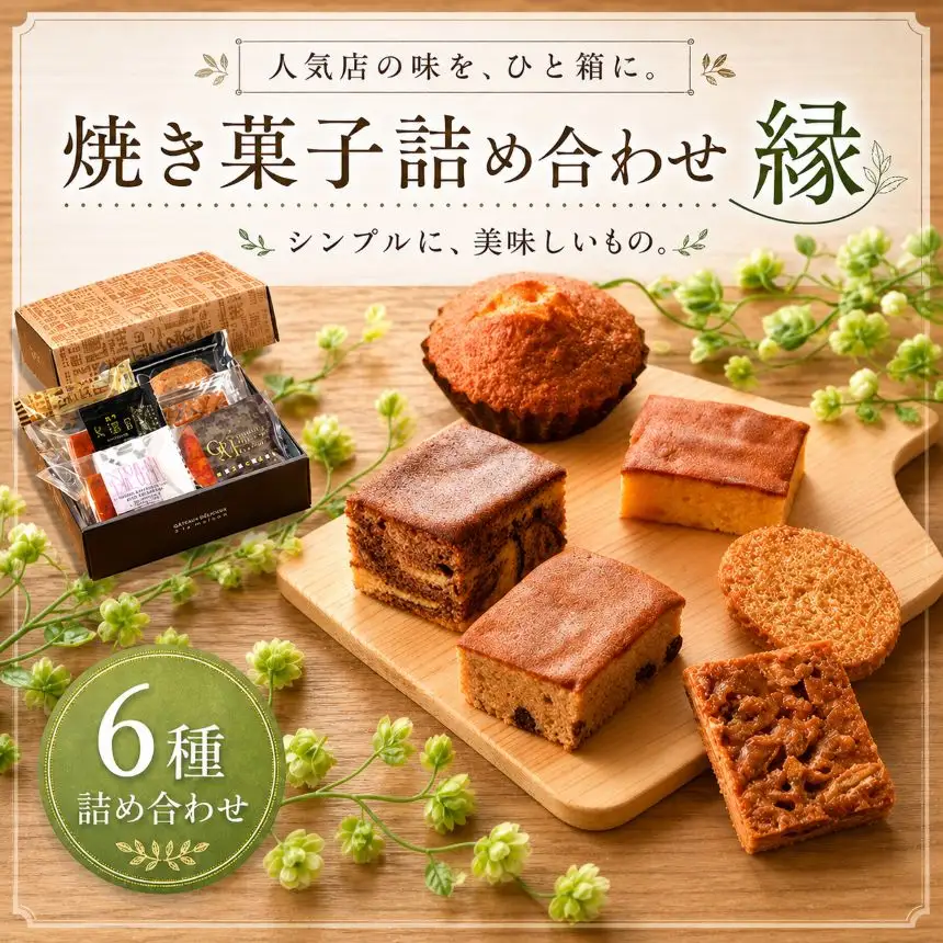 『シンプルに美味しいもの。』焼き菓子詰め合わせ 縁