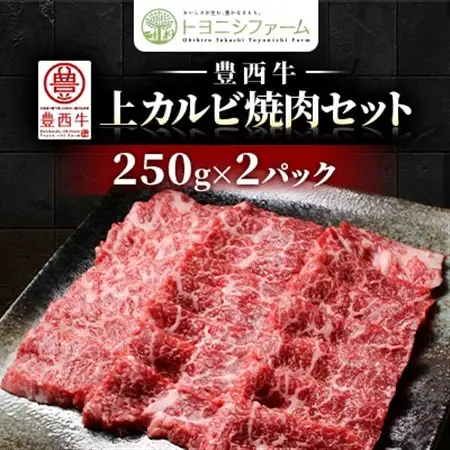 豊西牛上カルビ焼肉セット【配送不可地域：離島】【1608870】