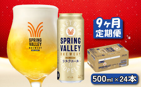 キリンビール スプリングバレー シルクエール 500ml×24缶 9ヶ月 定期便 キリンビール キリンビール キリンビール キリンビール キリンビール