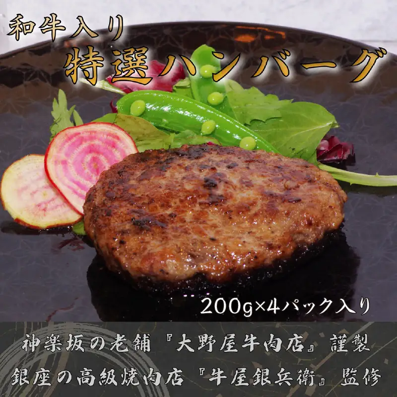 和牛入り特選ハンバーグ 0156-005-S07