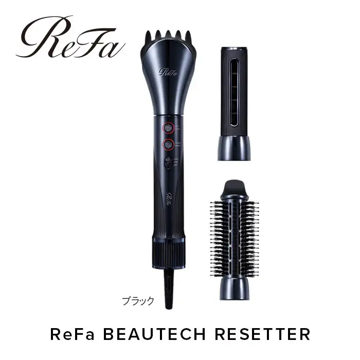 ReFa BEAUTECH RESETTER【ブラック】 ドライヤー 家電 ヘアケア リファ ドライヤー