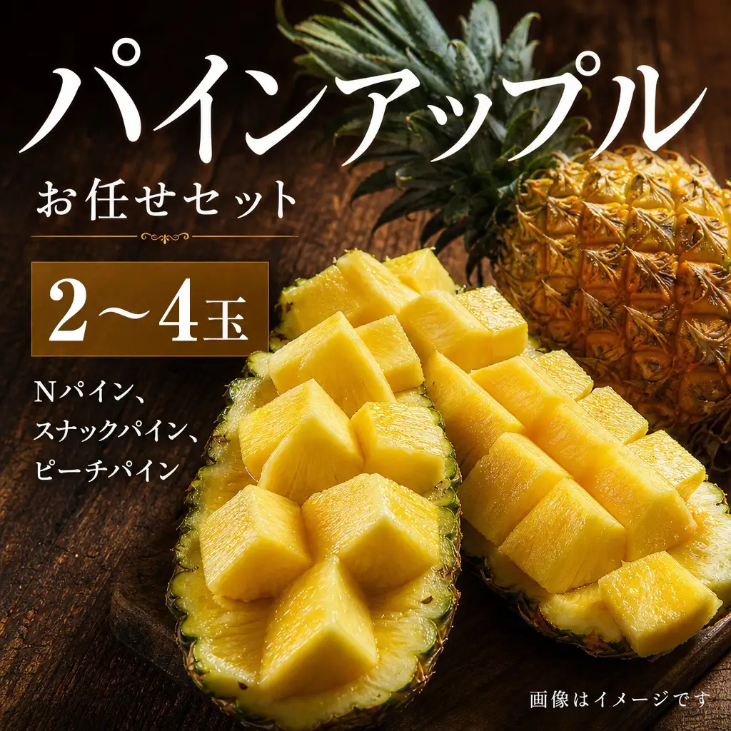 パインアップル お任せセット 2～4玉 パイナップル