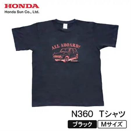 N360 Tシャツ (ユニセックス)【Mサイズ・ブラック】【1644805】