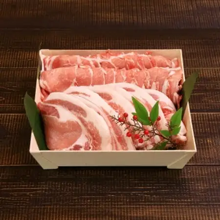 柔らかジューシー!越後もち豚ロース (しゃぶしゃぶ用500g・とんかつ用400g) 計900gセット【配送不可地域：離島】【1644016】