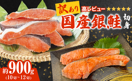 訳あり 国産 銀鮭 切身 0.9kg 鮭