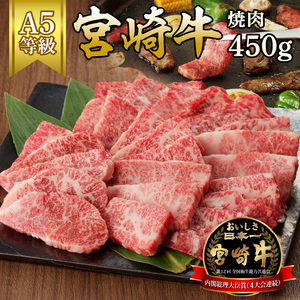宮崎牛焼肉450g(A5等級) N061-YA672