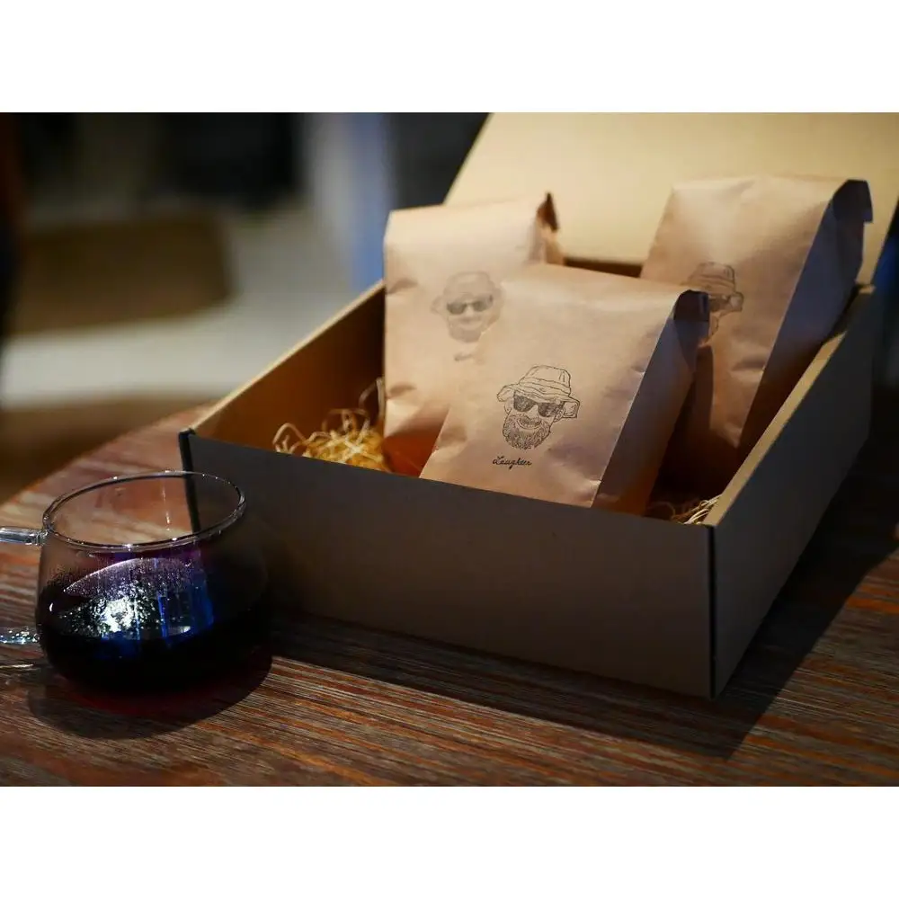 【Laughter】ギフトBOX コーヒー豆3種セット