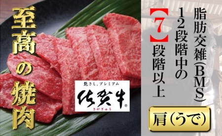 佐賀牛肩（うで）厚切り300g 【フルーム】[FAZ033]