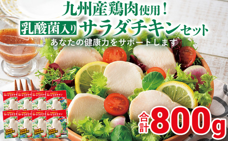 乳酸菌入りサラダチキンセット 合計800g 100g 8パック サラダチキン