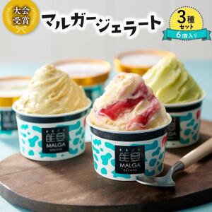 【復興支援】マルガー大会受賞ジェラート３種セット（6個入り)