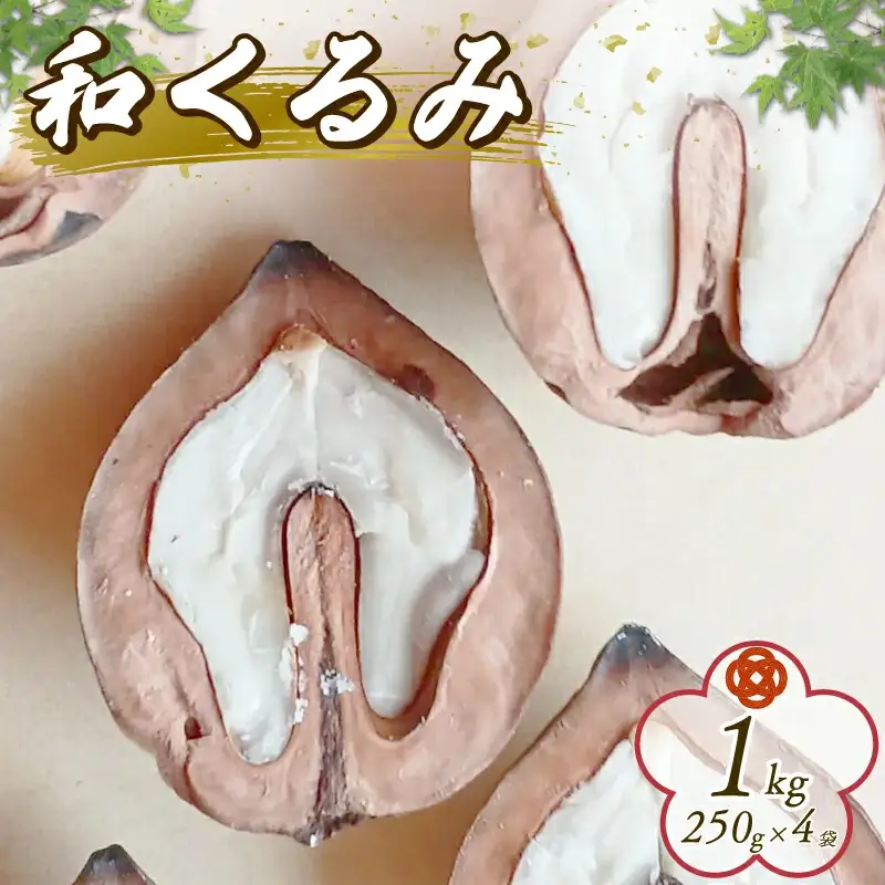  令和8年産 くるみ  和くるみ 1kg 【希少】 在来種  tsuguchan004_02