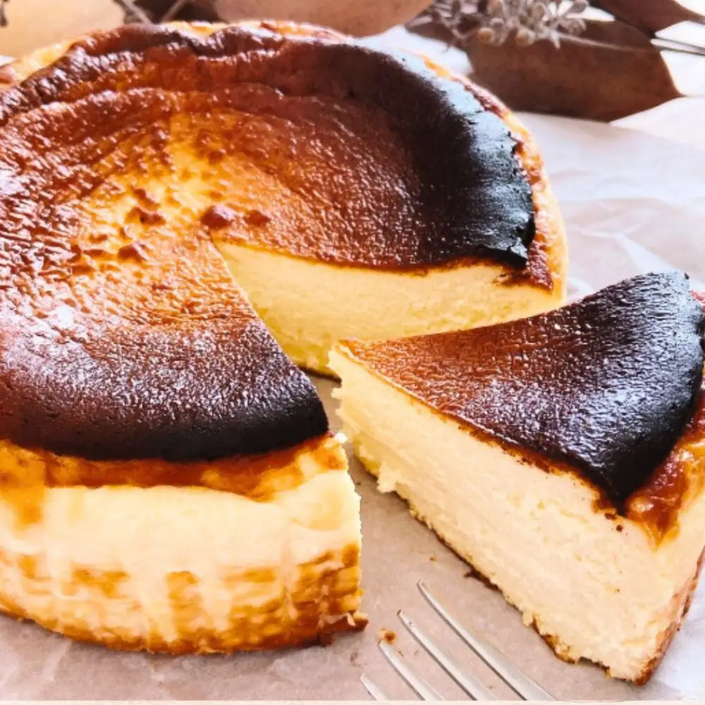 厳選素材 濃厚 大町 バスクチーズケーキ 4号サイズ | チーズケーキ