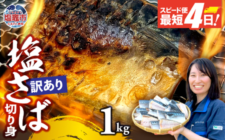 サバ 訳あり 塩さば 切り身 約1kg