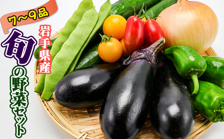 岩手県産 野菜セット 7品 ～ 9品 ／ 野菜 やさい 詰め合わせ 詰合せ 詰合わせ 旬 新鮮 国産 季節 季節野菜 おまかせ 春野菜 夏野菜 秋野菜 山菜 葉野菜 葉物 根菜 果菜 冷蔵 冷蔵発送 家庭用 自宅用 仕送り 人気 おすすめ 岩手県 滝沢 滝沢市