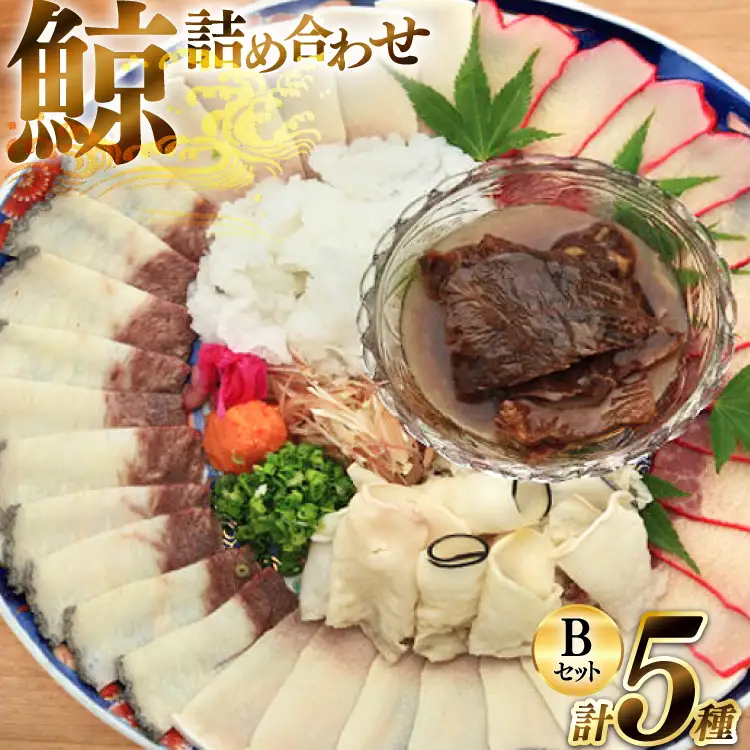 BJ155 美味しい 鯨 5種詰め合わせBセット 計520g( 大和煮 オバ ベーコンスライス 湯かけくじら さえずりスライス )[ 長崎県 島原市 ]