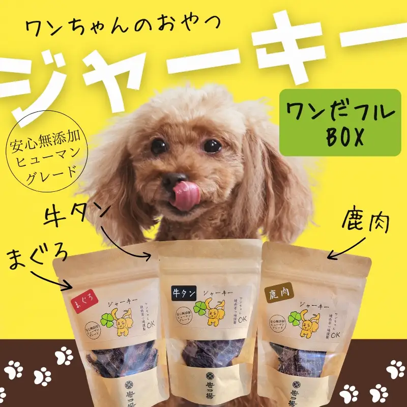 ワンちゃんのギフト ワンだフルBOX　 ～ジャーキー三種セット～