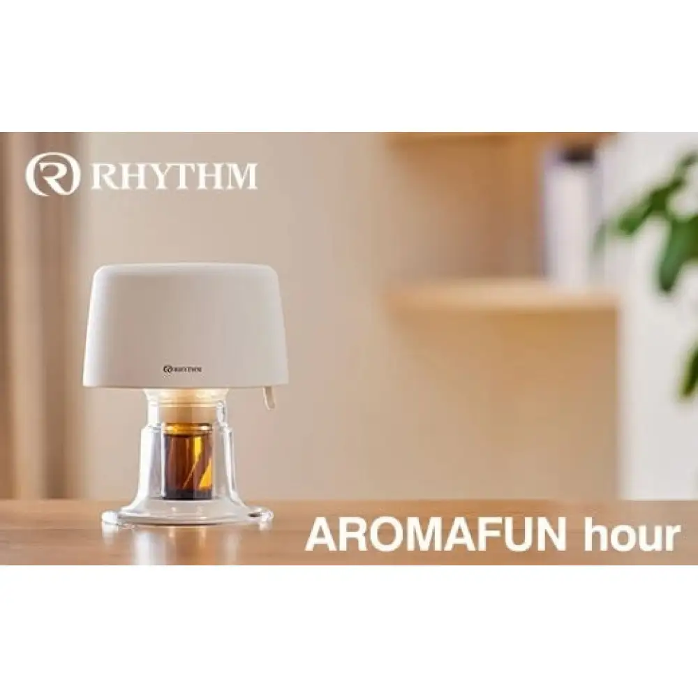 リズム アロマディフューザー AROMAFUN hour ホワイト　【11100-1814】