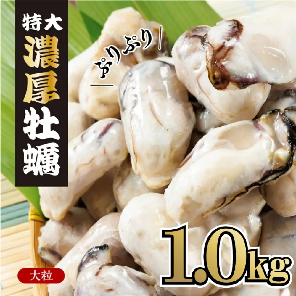 急速冷凍！ 国産牡蠣1kg（500g×2袋）冷凍 加熱用 殻なし 牡蠣フライ・鍋に◎ 国産 かき 牡蠣 海鮮 急速凍結 鍋 の季節に もつ鍋 水炊き 寄せ鍋 にも合う 小分け カキフライ 牡蠣フライ グラタン にも最適！時短  福岡県 赤村 4S1