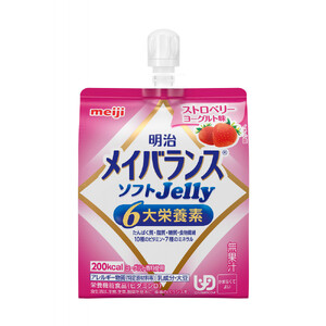 明治メイバランスソフトJellyストロベリーヨーグルト味125ml×12個