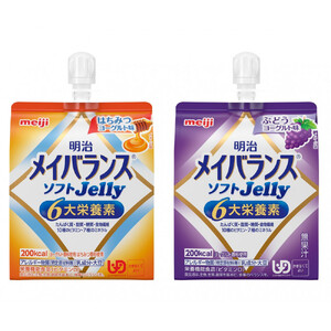 明治メイバランスゼリーはちみつヨーグルト味＆ぶどうヨーグルト味各6個
