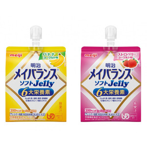 明治メイバランスゼリーバナナヨーグルト味＆ストロベリーヨーグルト味各6個
