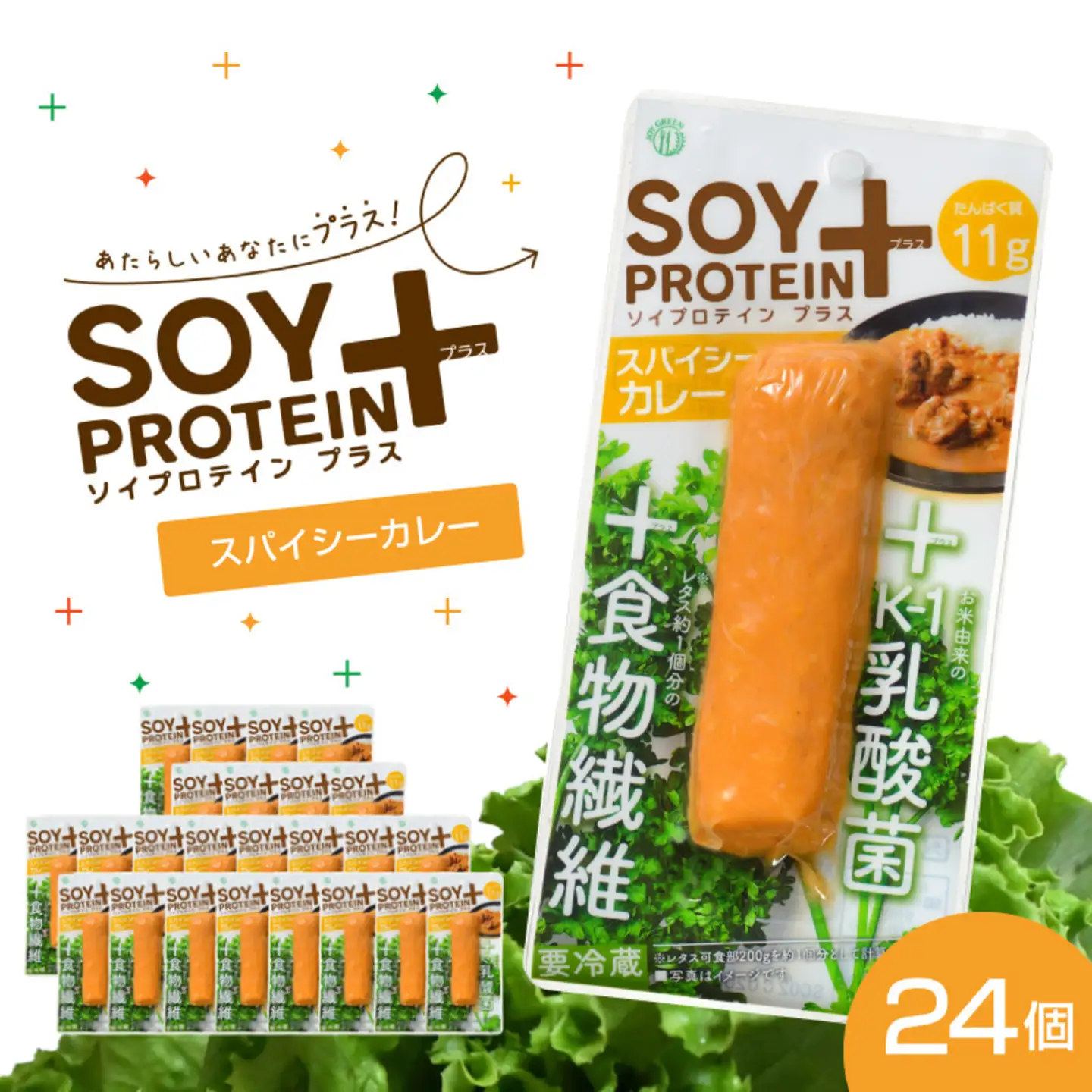 SOY PROTEIN＋ ソイプロテインプラス バータイプ 24個 / スパイシーカレー