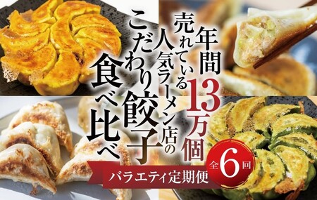 【定期便6回】餃子 バラエティ 人気 餃子 食べ比べ [mt1862]